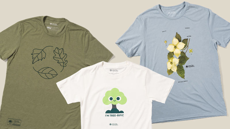 Arbor Day Foundation t-shirts